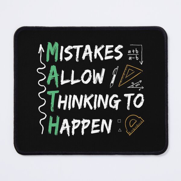Item preview, Funny Mistakes Allow Thinking To Happen Math Lover Teacher designed and sold by Best Designer.