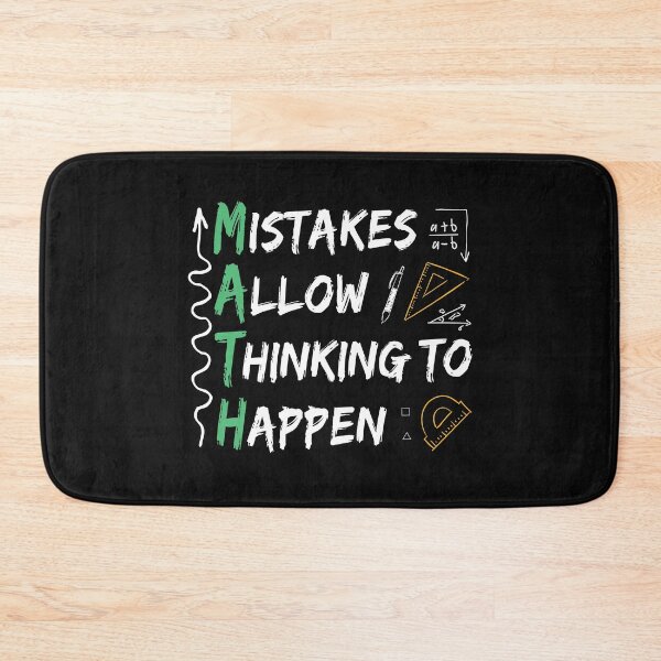 Item preview, Funny Mistakes Allow Thinking To Happen Math Lover Teacher designed and sold by Best Designer.