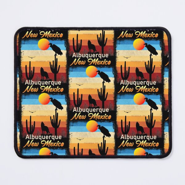 Item preview, Albuquerque New Mexican NM Sunset Coyote  Vulture Cactus Desert NewMexican designed and sold by Cuatrocaminos.