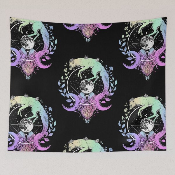 Item preview, Moon Child Fox Moon Witches Illustration designed and sold by PixieCold.