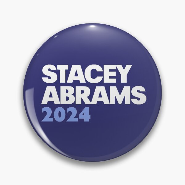 Item preview, Stacey Abrams For 2024 President Purple Campaign Logo Sticker designed and sold by YikesForever.