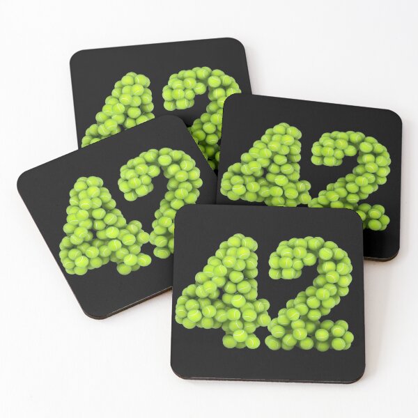 Item preview, Tennis Player Number 42 - Tennis Sports forty-two Game Set Match 42 designed and sold by elhefe.