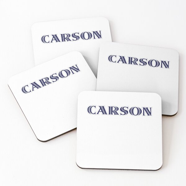 Item preview, CARSON - Nametag for CARSON Roman Style in Blue designed and sold by ferretmaes.