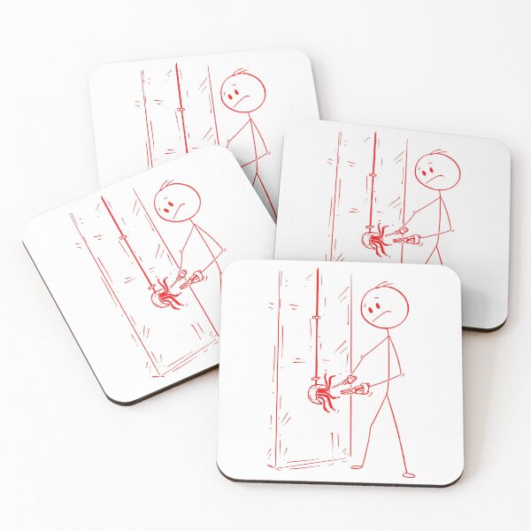 Item preview, Electrician at work funny drawing designed and sold by EngineersArt.