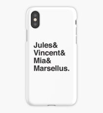 Jules & Vincent & Mia & Marsellus iPhone Case