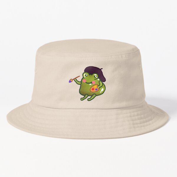 Vista previa del artículo con la obra «Goblincore Aesthetic Cottagecore Stupid Cute Frog -Artista rana- Micología Hongos Hongos Setas», diseñado y vendido por Nossikko.