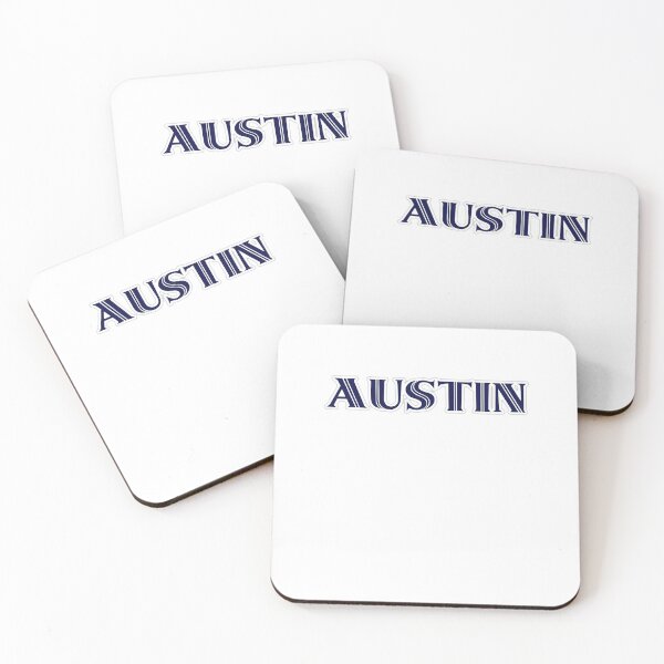 Item preview, AUSTIN - Nametag for AUSTIN Roman Style in Blue designed and sold by ferretmaes.