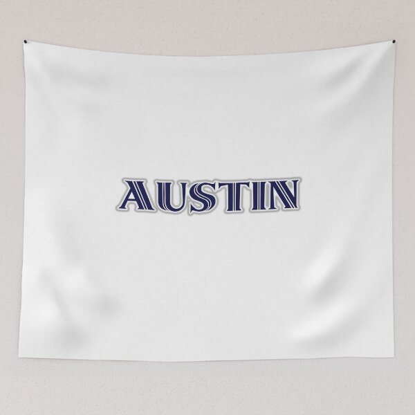 Item preview, AUSTIN - Nametag for AUSTIN Roman Style in Blue designed and sold by ferretmaes.
