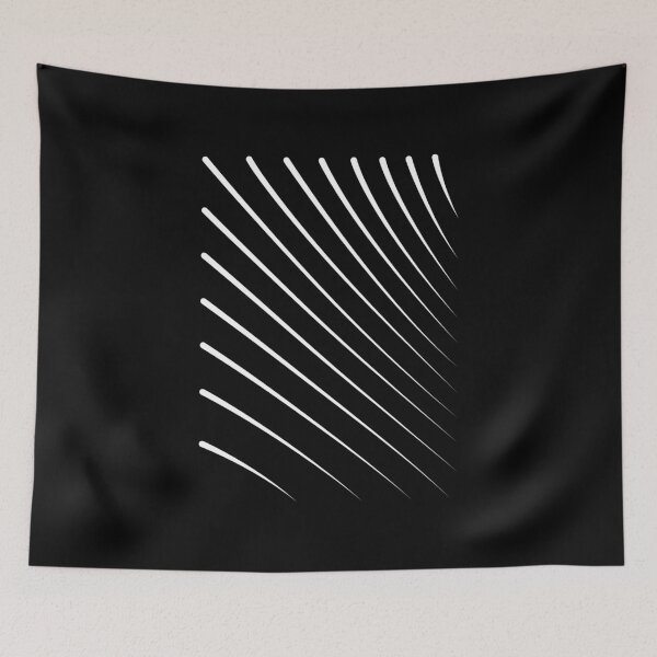 Item preview, Curved Lines White - Line Art designed and sold by mitevisuals.