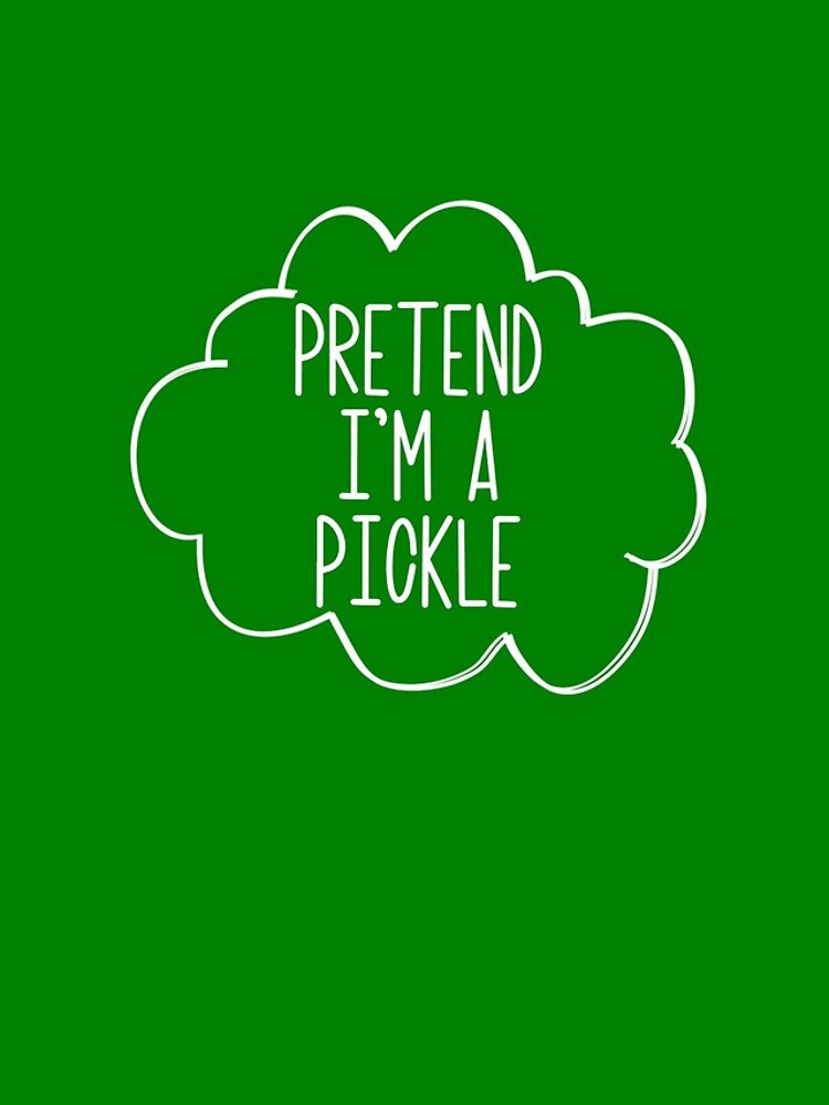 Aperçu 4 sur 4. Coque iPhone avec l'œuvre Pretend I'm A Pickle Lazy Halloween Costume Pretend Pickle Gear créée et vendue par DynamicDesign.