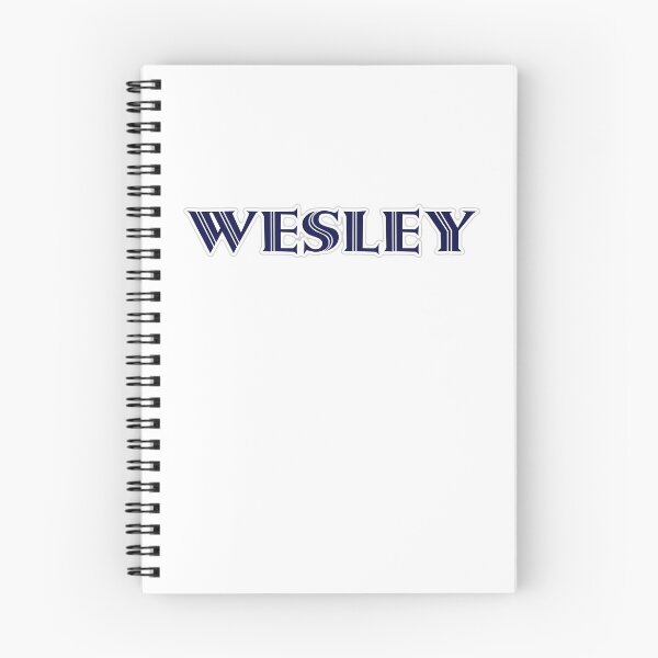 Item preview, WESLEY - Nametag for WESLEY Roman Style in Blue designed and sold by ferretmaes.