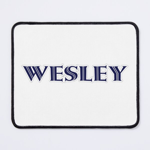 Item preview, WESLEY - Nametag for WESLEY Roman Style in Blue designed and sold by ferretmaes.