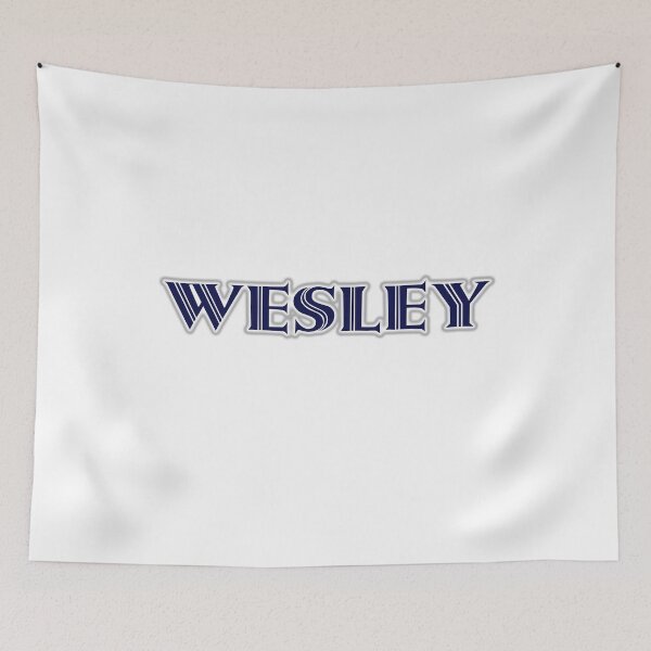 Item preview, WESLEY - Nametag for WESLEY Roman Style in Blue designed and sold by ferretmaes.