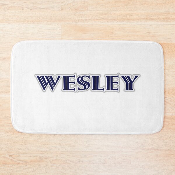 Item preview, WESLEY - Nametag for WESLEY Roman Style in Blue designed and sold by ferretmaes.