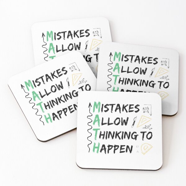 Item preview, Funny Mistakes Allow Thinking To Happen Math Lover Teacher designed and sold by Best Designer.