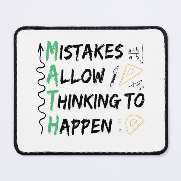 Item preview, Funny Mistakes Allow Thinking To Happen Math Lover Teacher designed and sold by Best Designer.