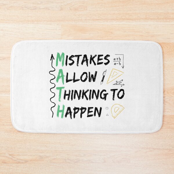 Item preview, Funny Mistakes Allow Thinking To Happen Math Lover Teacher designed and sold by Best Designer.