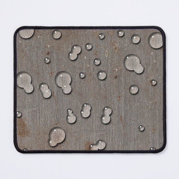 Item preview, Water droplets on old steel plate designed and sold by UDDesign.