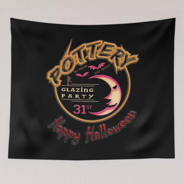 Item preview, Pottery Halloween Glazing Party designed and sold by Atouke.