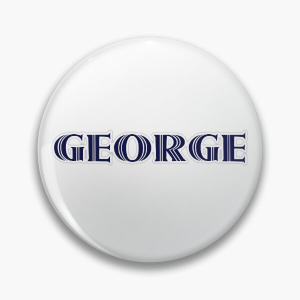 Item preview, GEORGE - Nametag for GEORGE Roman Style in Blue designed and sold by ferretmaes.