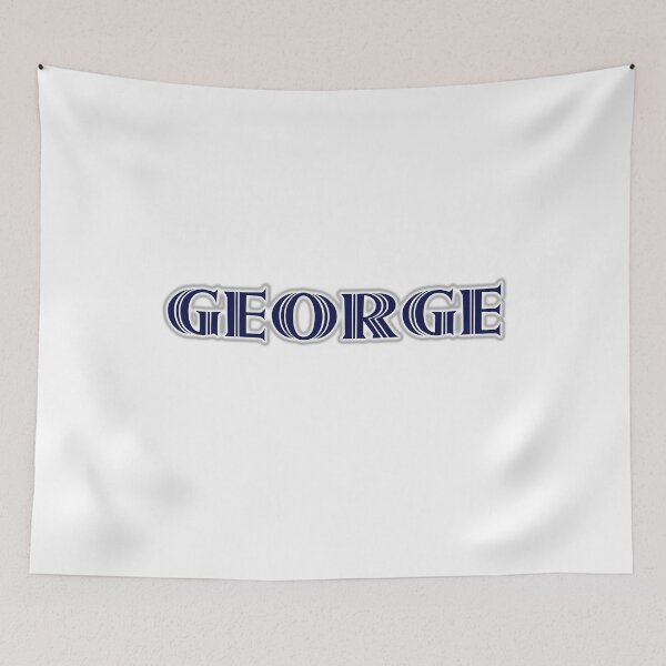 Item preview, GEORGE - Nametag for GEORGE Roman Style in Blue designed and sold by ferretmaes.