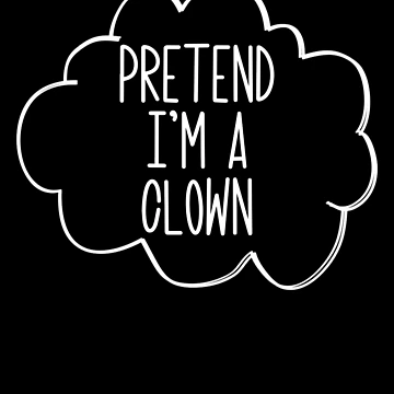 Imagen de la obra Pretend I'm A Clown Lazy Halloween Costume Pretend Clown Gear de DynamicDesign