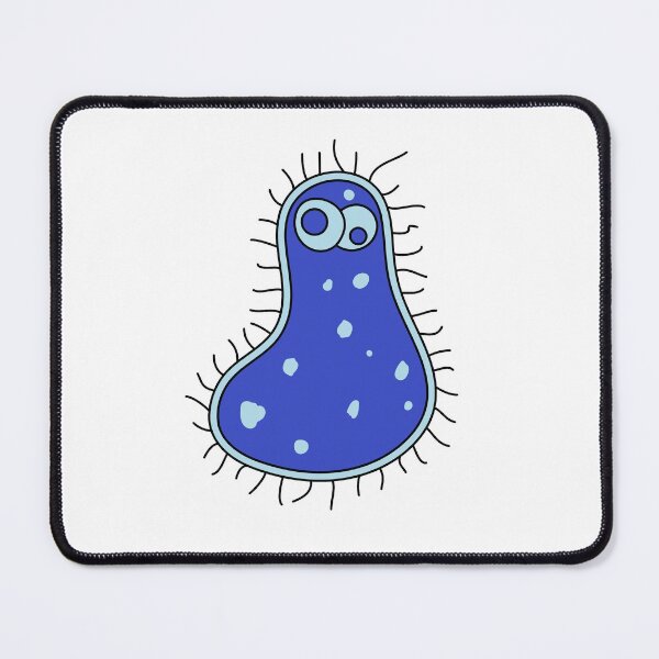 Item preview, Blue cartoon germ character designed and sold by UDDesign.