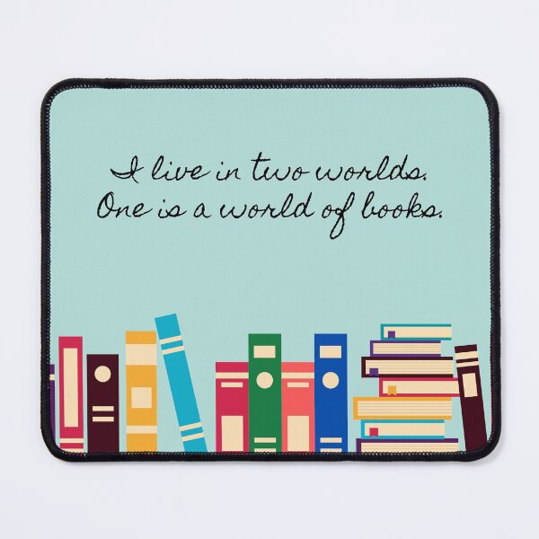 Item preview, A World of Books - Teal designed and sold by RebekahLanden.