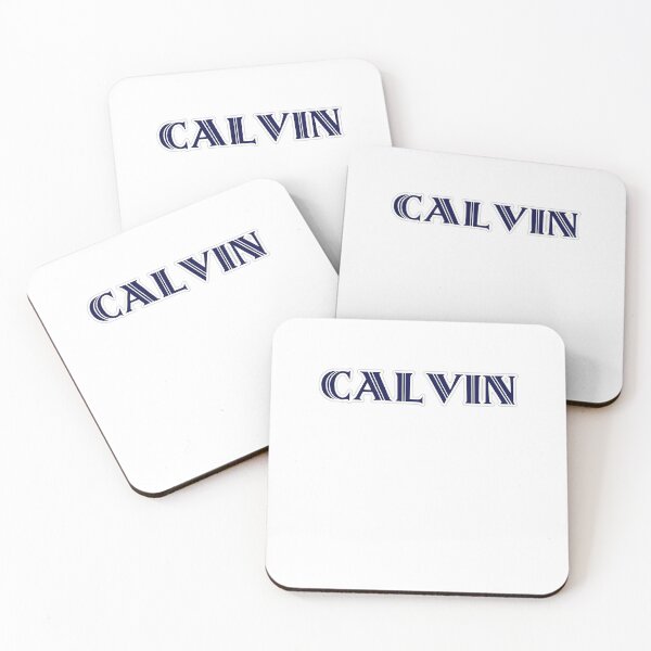 Item preview, CALVIN - Nametag for CALVIN Roman Style in Blue designed and sold by ferretmaes.