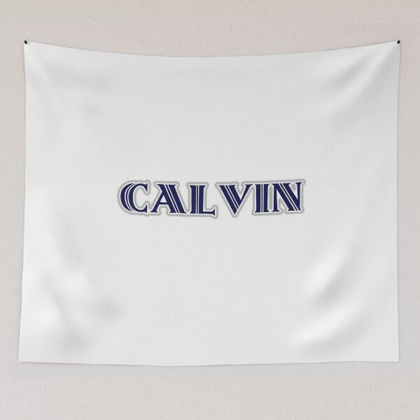 Item preview, CALVIN - Nametag for CALVIN Roman Style in Blue designed and sold by ferretmaes.