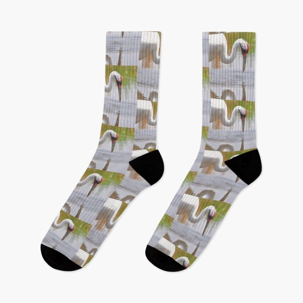 Item preview, Whooping Crane In Water designed and sold by DesignMore21.