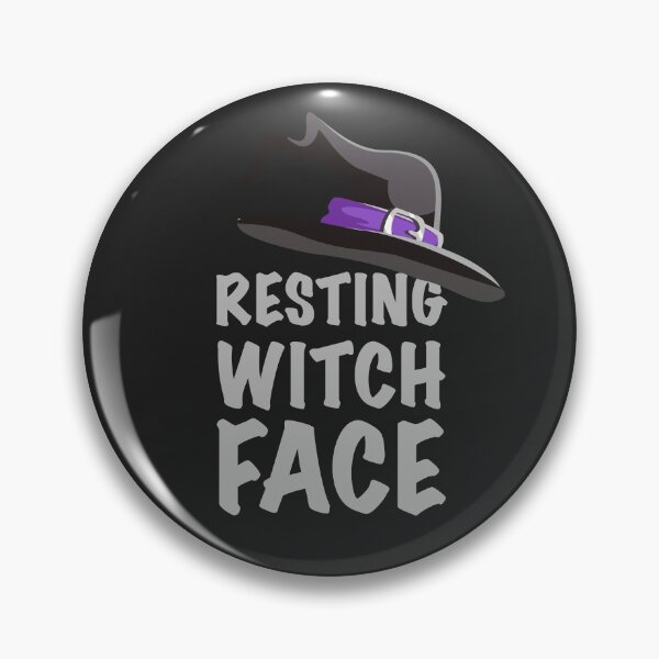 Item preview, Resting Witch Face - Halloween designed and sold by GeeksUnique.