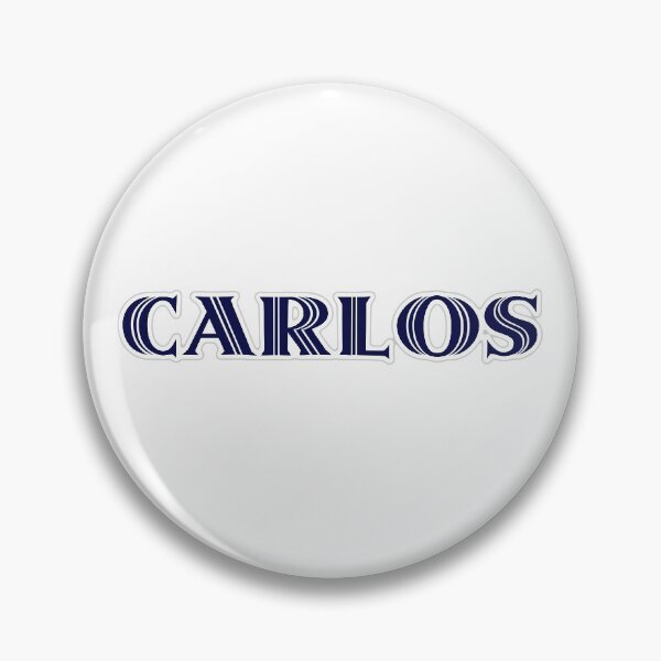 Item preview, CARLOS - Nametag for CARLOS Roman Style in Blue designed and sold by ferretmaes.