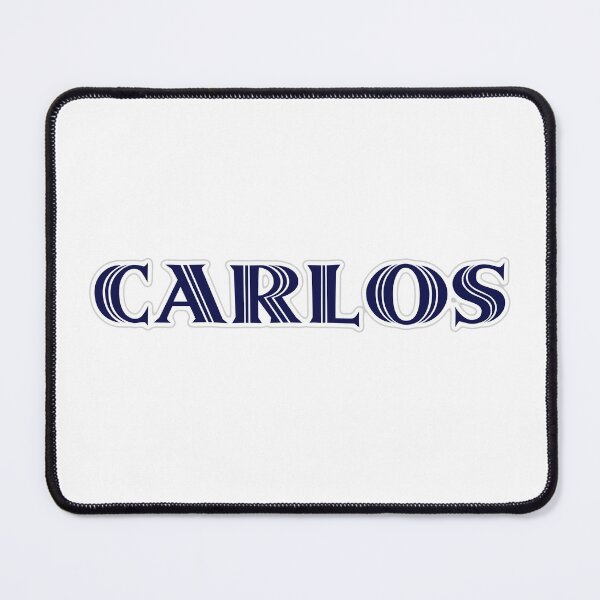 Item preview, CARLOS - Nametag for CARLOS Roman Style in Blue designed and sold by ferretmaes.