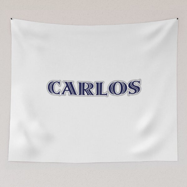 Item preview, CARLOS - Nametag for CARLOS Roman Style in Blue designed and sold by ferretmaes.