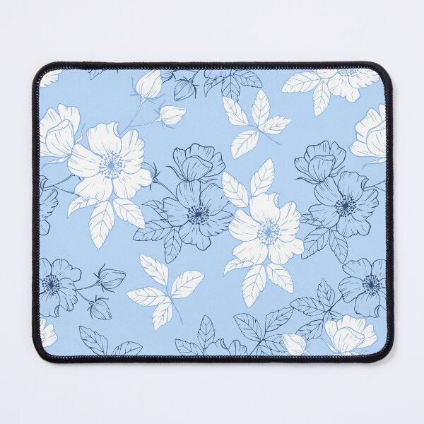 Item preview, Blue flower pattern for summer designed and sold by Katbydesign.