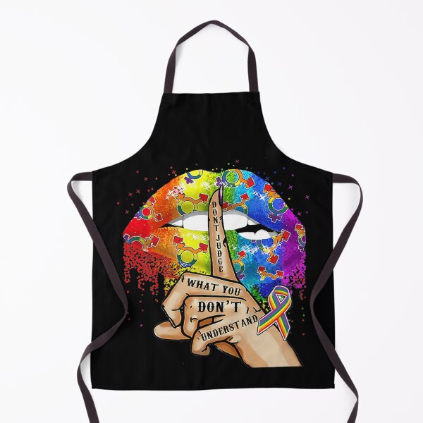 Item preview, LGBT Rainbow Lips Don't Judge What You Don't Understand Premium  designed and sold by CuthbertShop.