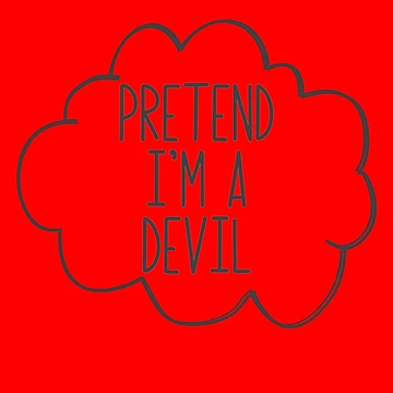 Vorschaubild zum Design Pretend I'm A Devil Lazy Halloween Costume Pretend Devil Gear von DynamicDesign