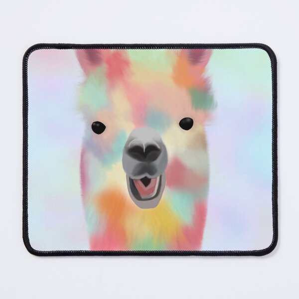 Item preview, Rainbow llama designed and sold by Amz-art.