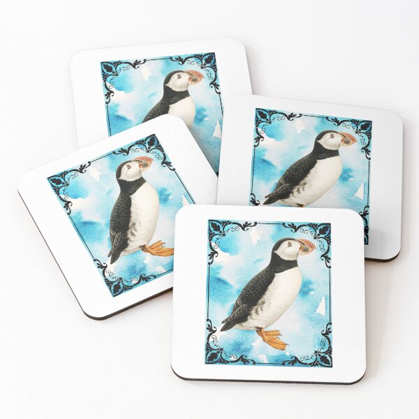 Item preview, Vintage Puffin Portrait designed and sold by thecooltable.
