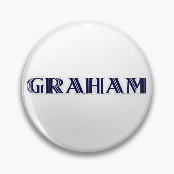 Item preview, GRAHAM - Nametag for GRAHAM Roman Style in Blue designed and sold by ferretmaes.