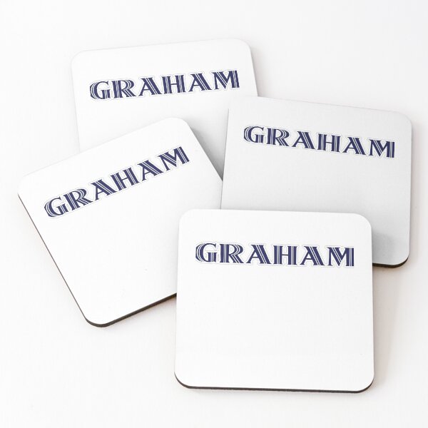 Item preview, GRAHAM - Nametag for GRAHAM Roman Style in Blue designed and sold by ferretmaes.