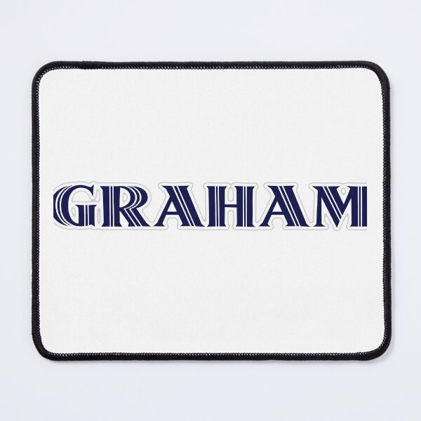 Item preview, GRAHAM - Nametag for GRAHAM Roman Style in Blue designed and sold by ferretmaes.