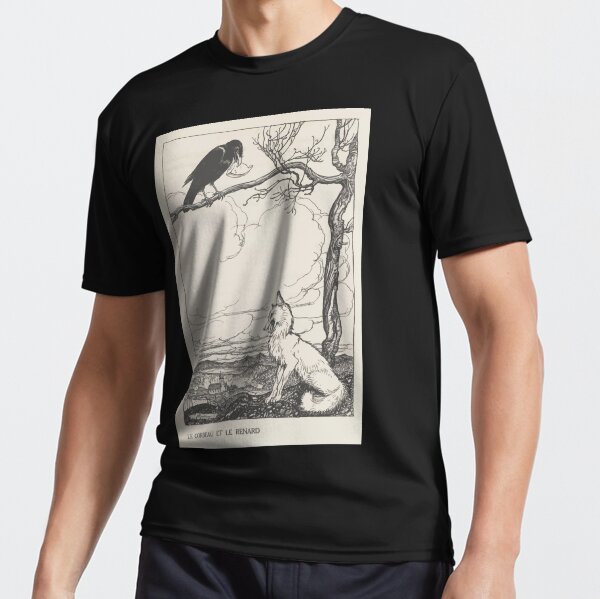 Aesop's Fables art by Arthur Rackham 1913 0026 The Fox and the Crow Funktionsshirt