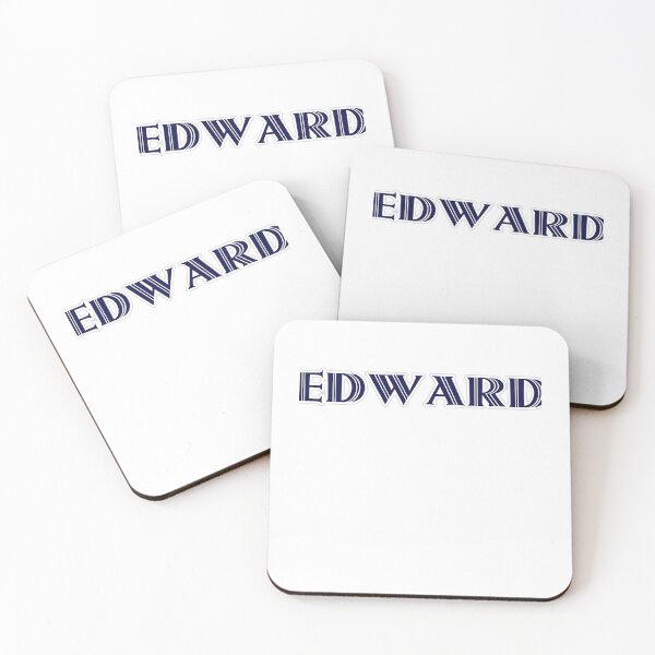 Item preview, EDWARD - Nametag for EDWARD Roman Style in Blue designed and sold by ferretmaes.