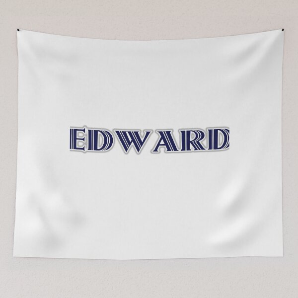 Item preview, EDWARD - Nametag for EDWARD Roman Style in Blue designed and sold by ferretmaes.