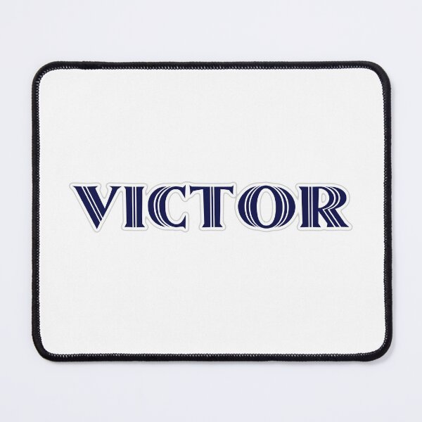 Item preview, VICTOR - Nametag for VICTOR Roman Style in Blue designed and sold by ferretmaes.