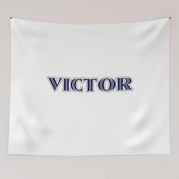 Item preview, VICTOR - Nametag for VICTOR Roman Style in Blue designed and sold by ferretmaes.