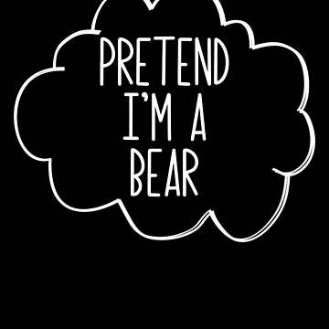 Vorschaubild zum Design Pretend I'm A Bear Lazy Halloween Costume Pretend Bear Gear von DynamicDesign