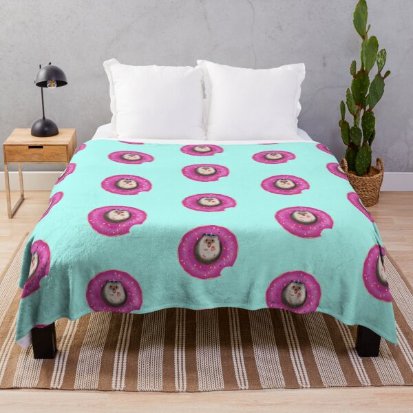 Item preview, Hedgehog chilling in a doughnut  designed and sold by Amz-art.